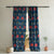 Kamal Indie Prussian Blue Heavy Satin Room Darkening Curtains Set Of 2 - (DS517A)