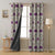 Kamal Indie Offwhite Heavy Satin Blackout curtains Set Of 2 - (DS517B)