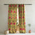 Kamal Indie Saffron Yellow Heavy Satin Room Darkening Curtains Set Of 2 - (DS517C)