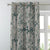 Damask Delight Indie Pear Green Heavy Satin Room Darkening Curtains Set Of 2 - (DS524C)