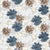 Floral Midnight-Blue Wallpaper Swatch -(DS526A)