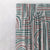 Poetic Curves Geometric Teal Heavy Satin Room Darkening Curtains Set Of 1pc - (DS528E)