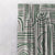 Poetic Curves Geometric Pine Green Heavy Satin Blackout curtains Set Of 2 - (DS528F)