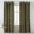 Digital Boho Printed Twill Textured Room Darkening Curtains Set Of 2 - DS529C
