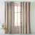 Digital Boho Printed Twill Textured Room Darkening Curtains Set Of 2 - DS529F