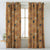 Digital Boho Printed Twill Textured Room Darkening Curtains Set Of 2 - DS530A