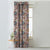 Digital Boho Printed Twill Textured Room Darkening Curtains Set Of 1pc - DS531B