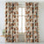 Digital Boho Printed Twill Textured Room Darkening Curtains Set Of 2 - DS532A