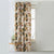 Digital Boho Printed Twill Textured Room Darkening Curtains Set Of 1pc - DS532B