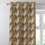 Digital Boho Printed Twill Textured Room Darkening Curtains Set Of 1pc - DS533C