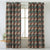 Digital Boho Printed Twill Textured Room Darkening Curtains Set Of 2 - DS533D