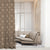 Digital Boho Printed Twill Textured Room Darkening Curtains Set Of 1pc - DS534A