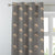 Digital Boho Printed Twill Textured Room Darkening Curtains Set Of 1pc - DS534C