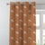 Digital Boho Printed Twill Textured Room Darkening Curtains Set Of 1pc - DS534E