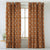 Digital Boho Printed Twill Textured Room Darkening Curtains Set Of 2 - DS534E