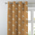 Digital Boho Printed Twill Textured Room Darkening Curtains Set Of 1pc - DS534F