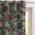 Garden Charm Floral Seafoam Green Velvet Room Darkening Curtains Set Of 1pc - (DS542A)
