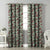 Garden Charm Floral Seafoam Green Velvet Room Darkening Curtains Set Of 2 - (DS542A)