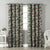 Garden Charm Floral Seafoam Green Velvet Room Darkening Curtains Set Of 1pc - (DS542A)