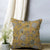 Garden Charm Floral Mustard Yellow Cushion Covers - (DS542D)