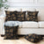 Garden Charm Floral Metal Black Cushion Covers - (DS542F)