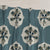 Ethnic Charm Indie Ocean Blue Velvet Room Darkening Curtains Set Of 2 - (DS543B)