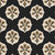 Ethnic Charm Upholstery Fabric Swatch Metal-Black -(DS543F)