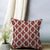 Urban Weave Geometric Barn Red Cushion Covers - (DS545C)