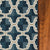 Urban Weave Geometric Ocean Blue Matte Table Runner Set Of 5 - (DS545B)