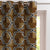 Urban Weave Geometric Mustard Yellow Velvet Room Darkening Curtains Set Of 1pc - (DS545D)