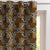 Urban Weave Geometric Mustard Yellow Velvet Room Darkening Curtains Set Of 2 - (DS545D)