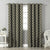 Urban Weave Geometric Grass Green Velvet Room Darkening Curtains Set Of 1pc - (DS545A)