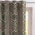 Structured Symmetry Geometric Seafoam Green Velvet Room Darkening Curtains Set Of 2 - (DS546A)
