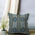 Structured Symmetry Geometric Ocean Blue Cushion Covers - (DS546B)