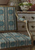 Structured Symmetry Upholstery Fabric Ocean Blue (DS546B)