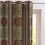 Structured Symmetry Geometric Grass Green Velvet Room Darkening Curtains Set Of 2 - (DS546C)
