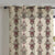 Desi Floral Indie Sand Beige Shimmer Sheer Semi Transparent Curtains Set Of 1pc- (DS547A)