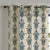 Desi Floral Indie Sand Beige Shimmer Sheer Semi Transparent Curtains Set Of 1pc- (DS547B)