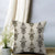 Desi Floral Indie Ash Grey Cushion Covers - (DS547E)