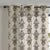 Desi Floral Indie Ash Beige Shimmer Sheer Semi Transparent Curtains Set Of 1pc- (DS547E)