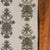 Desi Floral Indie Ash Grey Matte Table Runner Set Of 5 - (DS547E)