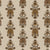 Desi Floral Indie Sand Beige Velvet Room Darkening Curtains Set Of 1pc - (DS547F)