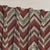 Chevron Harmony Geometric Barn Red Velvet Room Darkening Curtains Set Of 1pc - (DS548C)