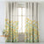 Marigold Bliss Floral Sunshine Yellow Matte Finish Room Darkening Curtains Set Of 2 - (DS551)