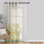 Marigold Bliss Floral Linen Sheer Curtain Set Of 1pc DS551