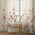 Pastel Posy Floral Mauve Matte Finish Room Darkening Curtains Set Of 2 - (DS553)