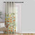 Sun-kissed Marigold Floral Linen Sheer Curtain Set Of 1pc DS554