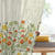 Sun-kissed Marigold Floral Linen Sheer Curtain Set Of 2 DS554