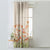 Petal Whispers Floral Tangerine Orange Matte Finish Room Darkening Curtains Set Of 1pc Ds555
