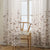 Cotton Blossom Floral Matte Finish Curtain Set Of 2 DS556